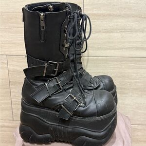 Demonia Black Platform Boots